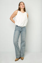 Casual Katoenen Mouwloze Top