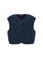 Gimme Women's Woven Casual Vest for Fall/Winter