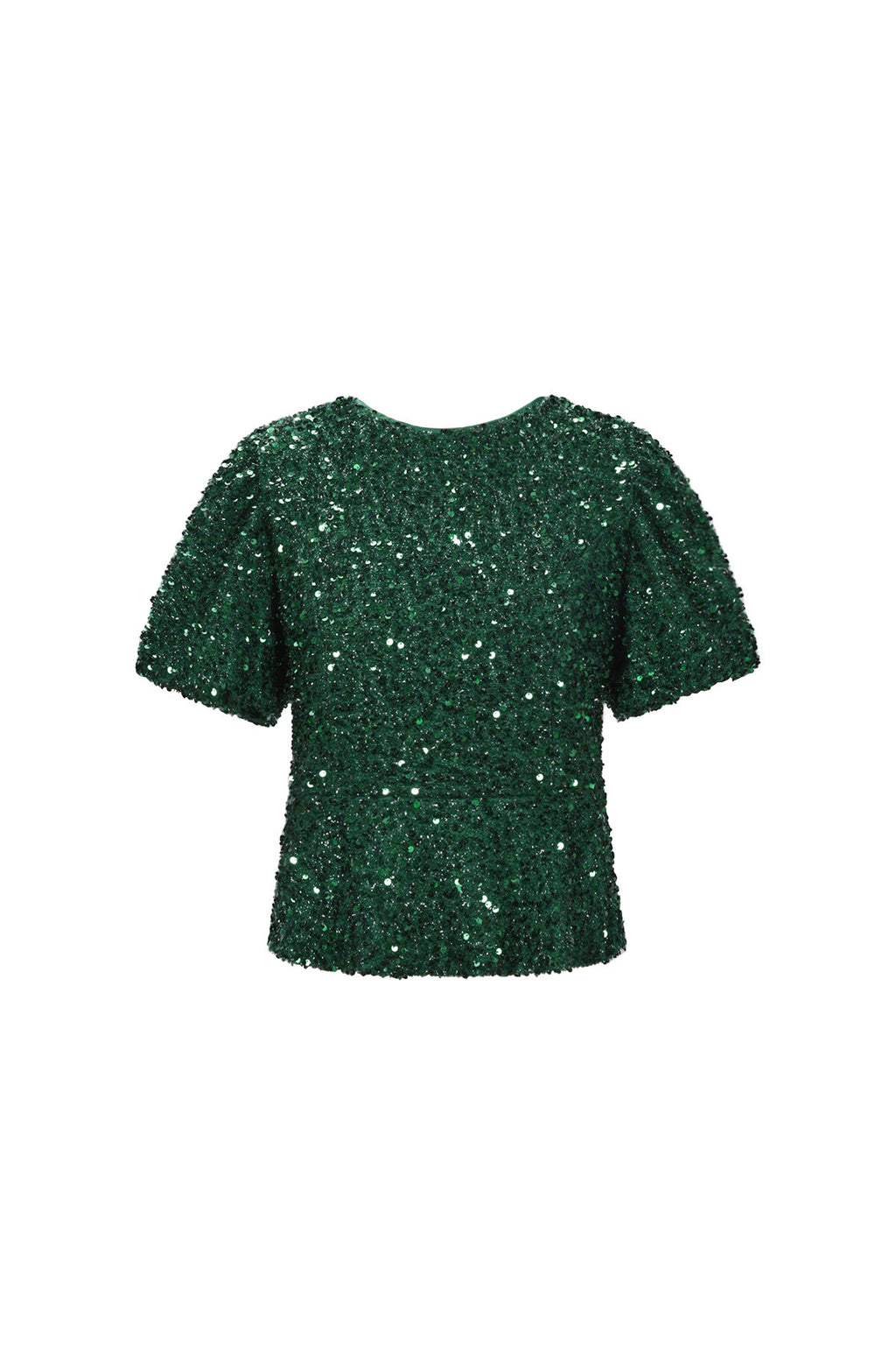 Elegante sequin weven top