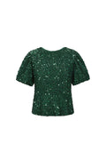 Elegante sequin weven top