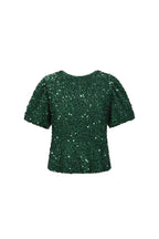 Elegante sequin weven top