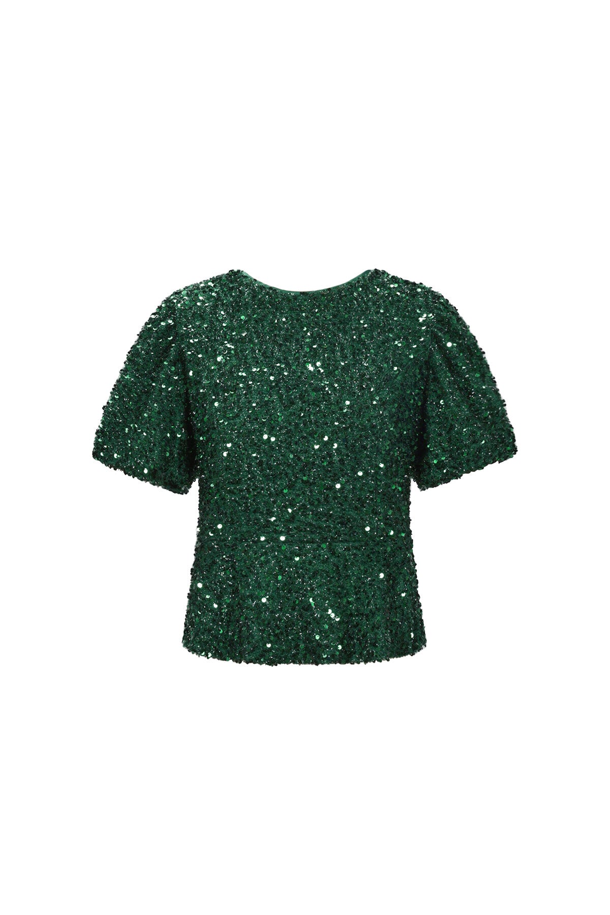 Elegante sequin weven top