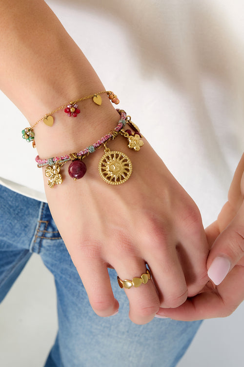Armbanden Met Bloemen Bedels 
