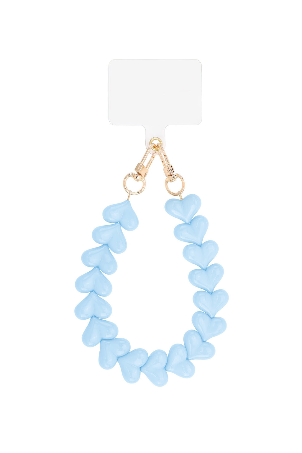 Acryl Hart Telefoonketting