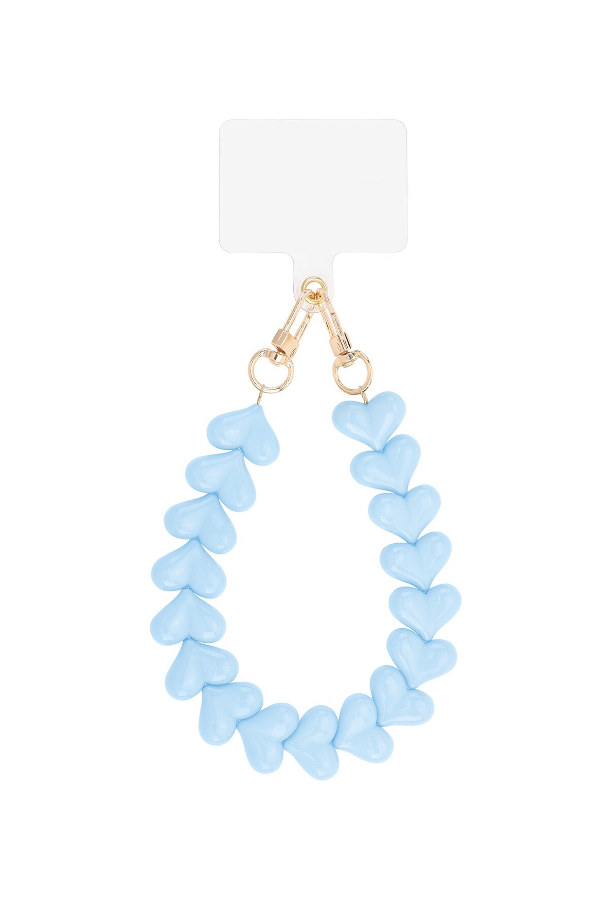 Acryl Hart Telefoonketting