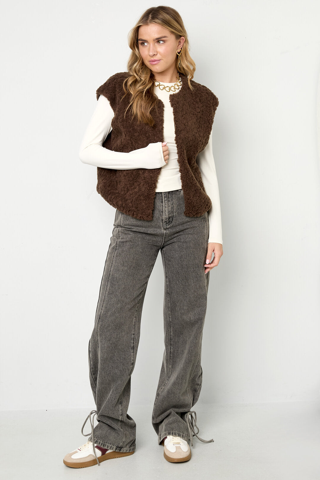 Woven Polyester Fiber Vrouwen Vest