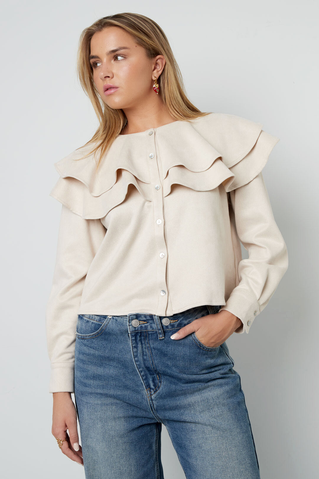 Elegante Blouse met Ruches