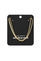Flat And Chain Double Ketting