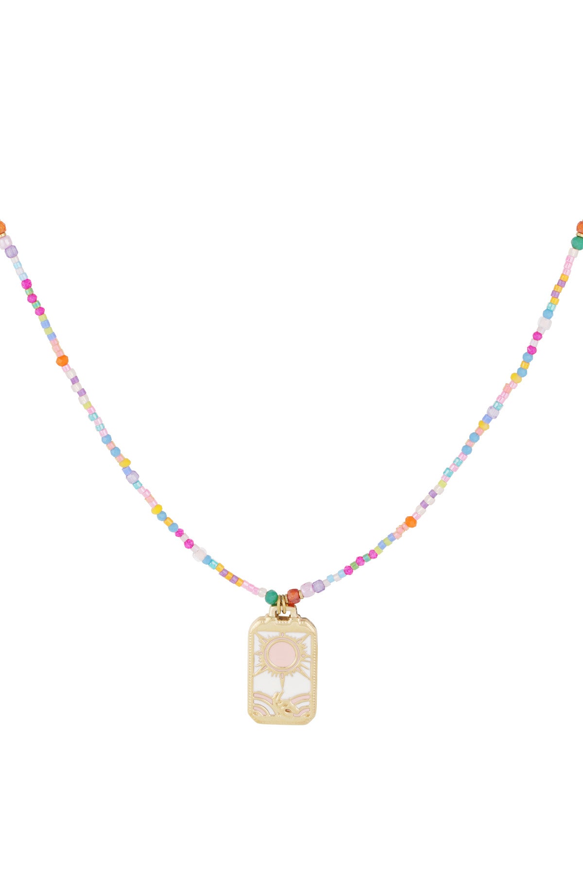 Kleurrijke Sunshine Ketting - Multi