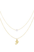 Fish And Pearl Ketting