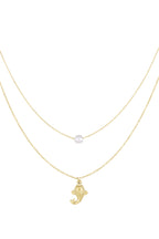 Fish And Pearl Ketting