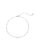 Enkelbandje Classic Cross Zilver Stainless Steel