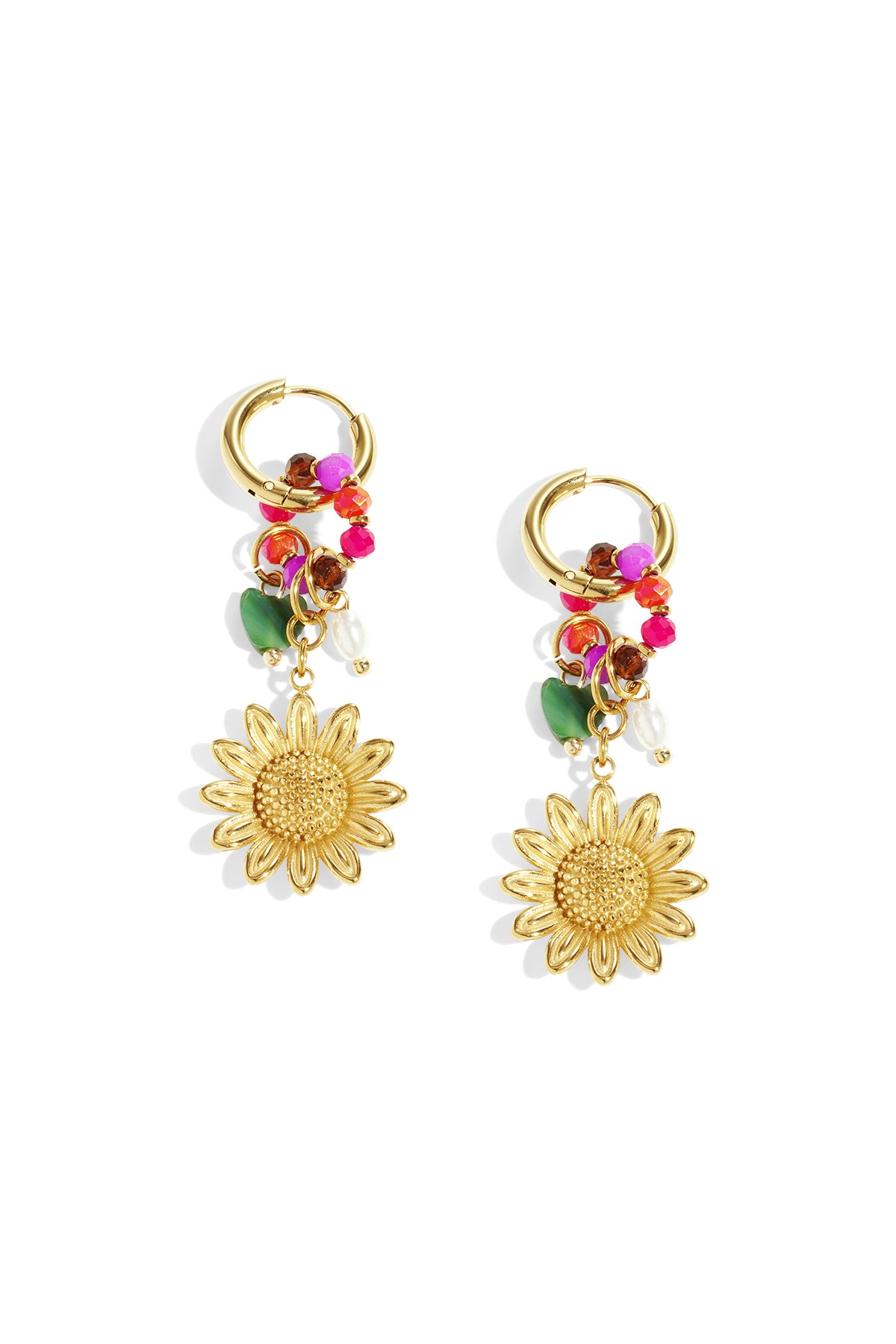 Oorbellen Met Bloemen