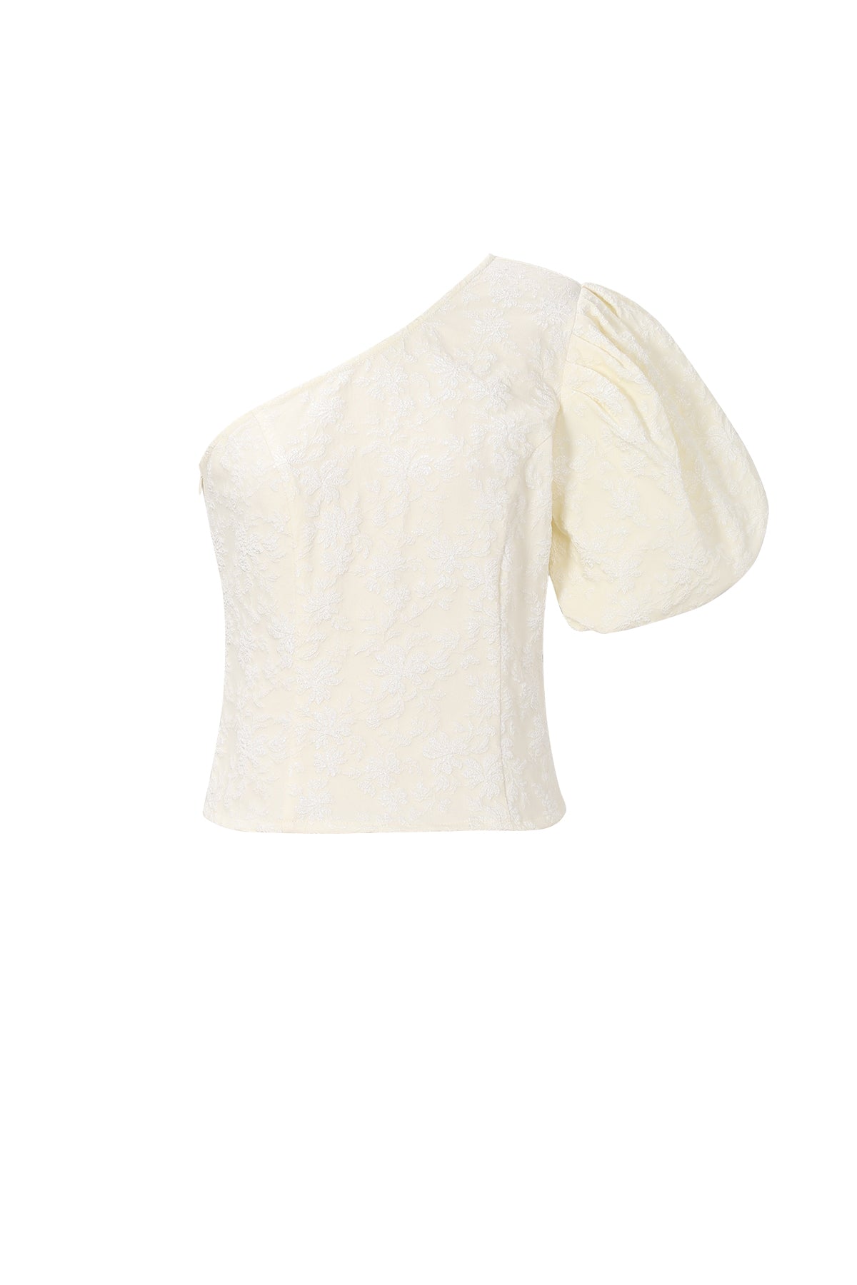 Elegante Bloemenprint Kortemouw Top