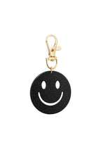 Chique Acryl Legelegering Glimlachend Gezicht Sleutelhanger