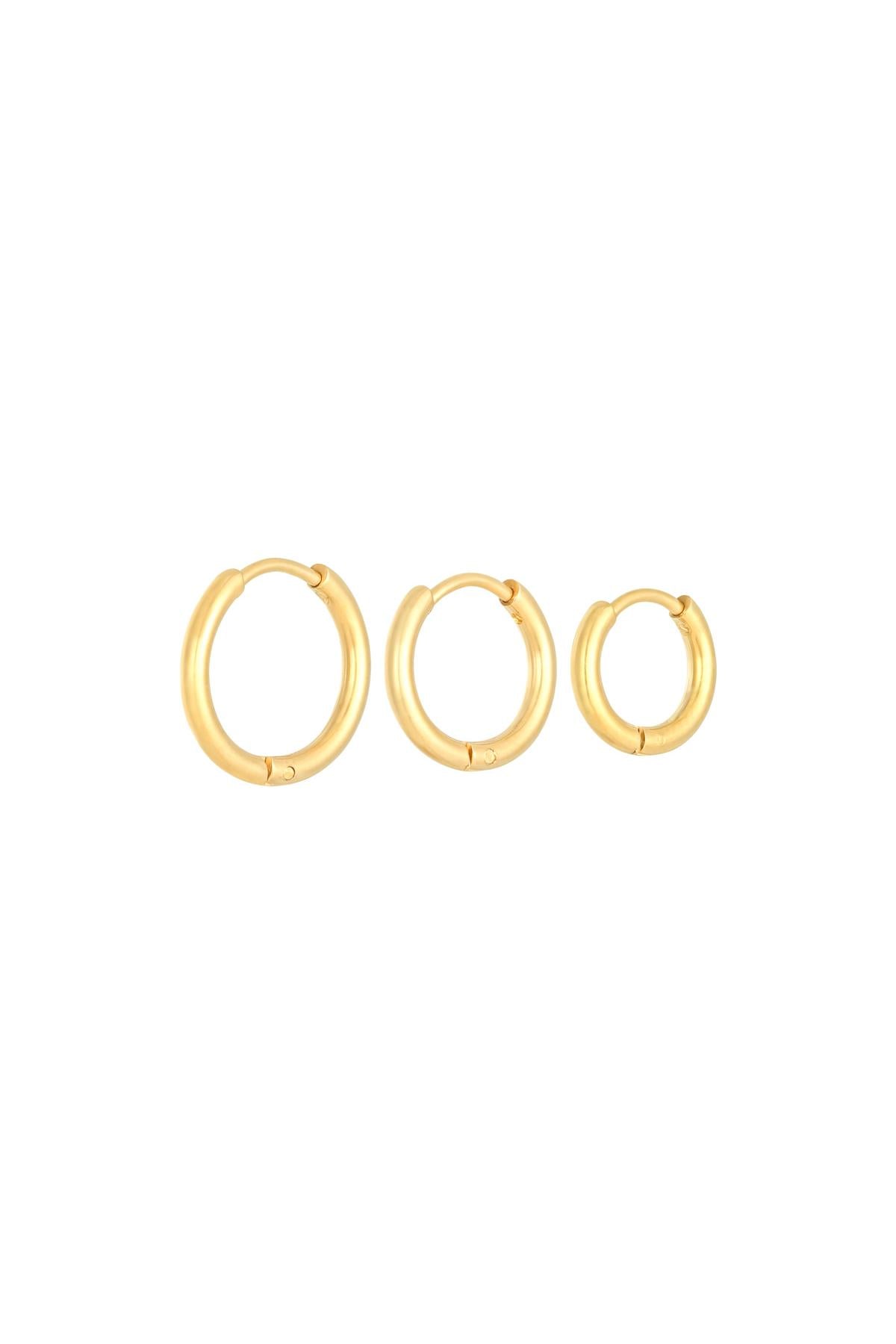 Oorbellen Set Little Hoops 