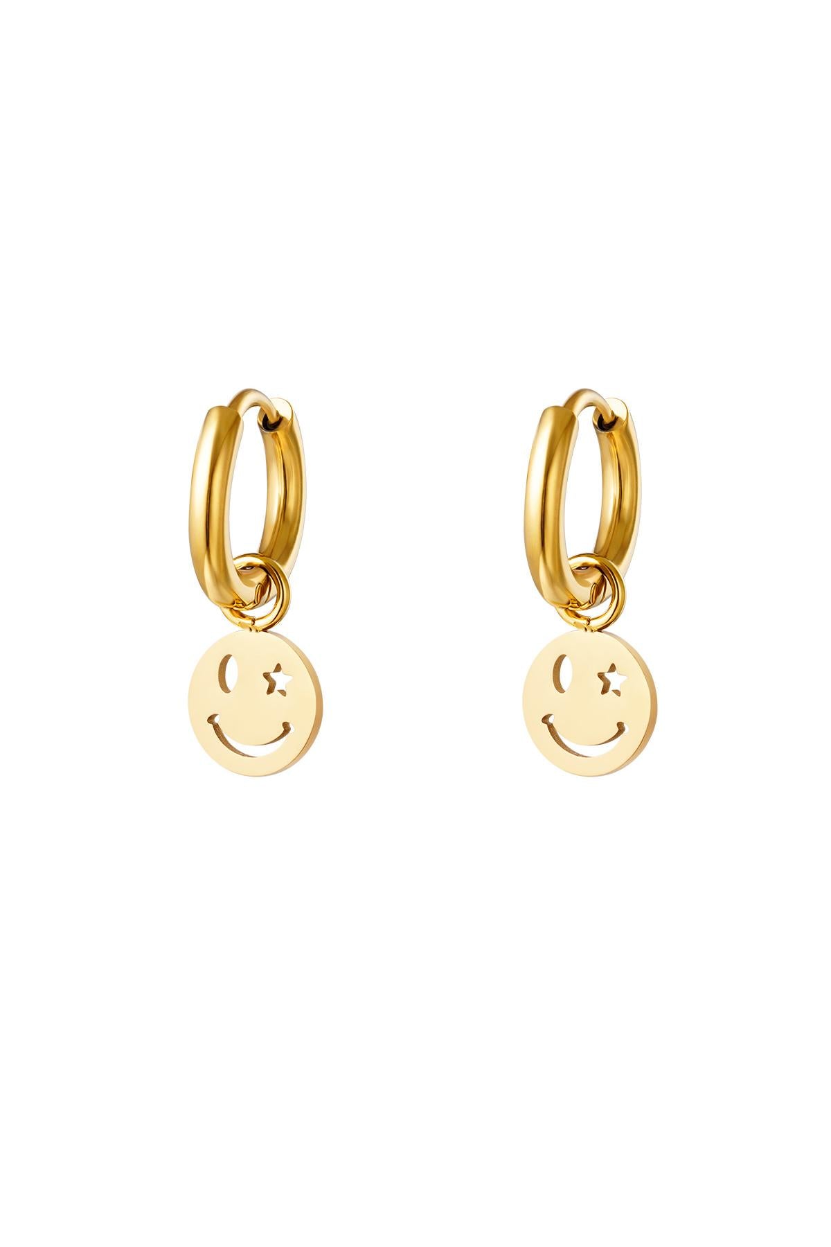 Oorbel Smiley En Ster 