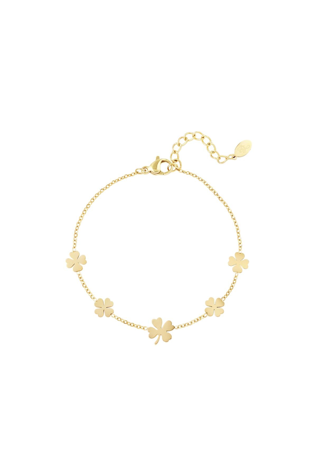 Armband 5 Klavertjes 