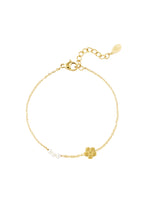 Armband Bloem Met Parels