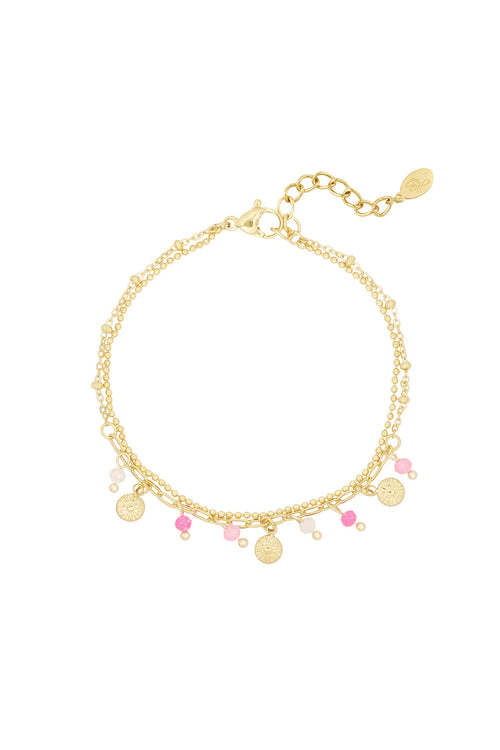 Armband Met Muntjes En Kralen
