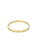 Armband Met Klavers En Steentjes