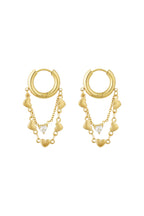 Oorbellen Chain Of Hearts