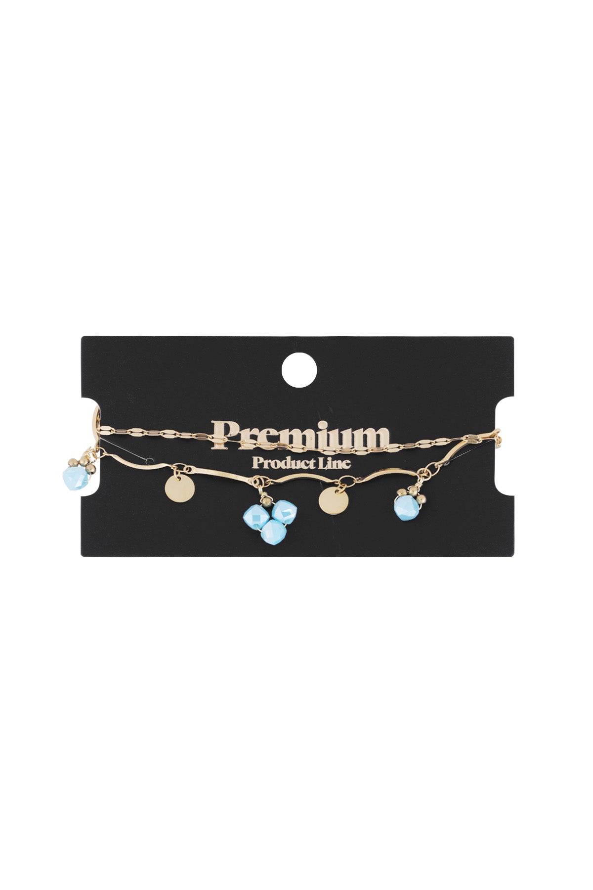 Blue Beads Bracelet