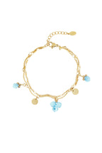 Blue Beads Bracelet