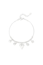 Gleaming Heart Armband