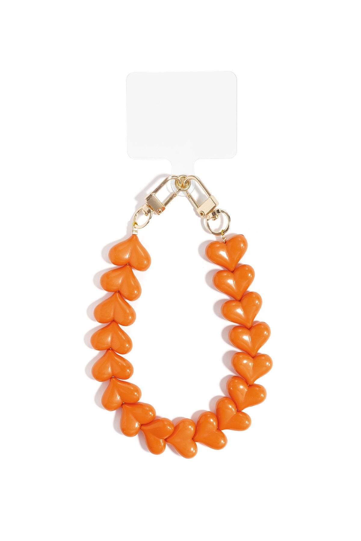 Acryl Hart Telefoonketting