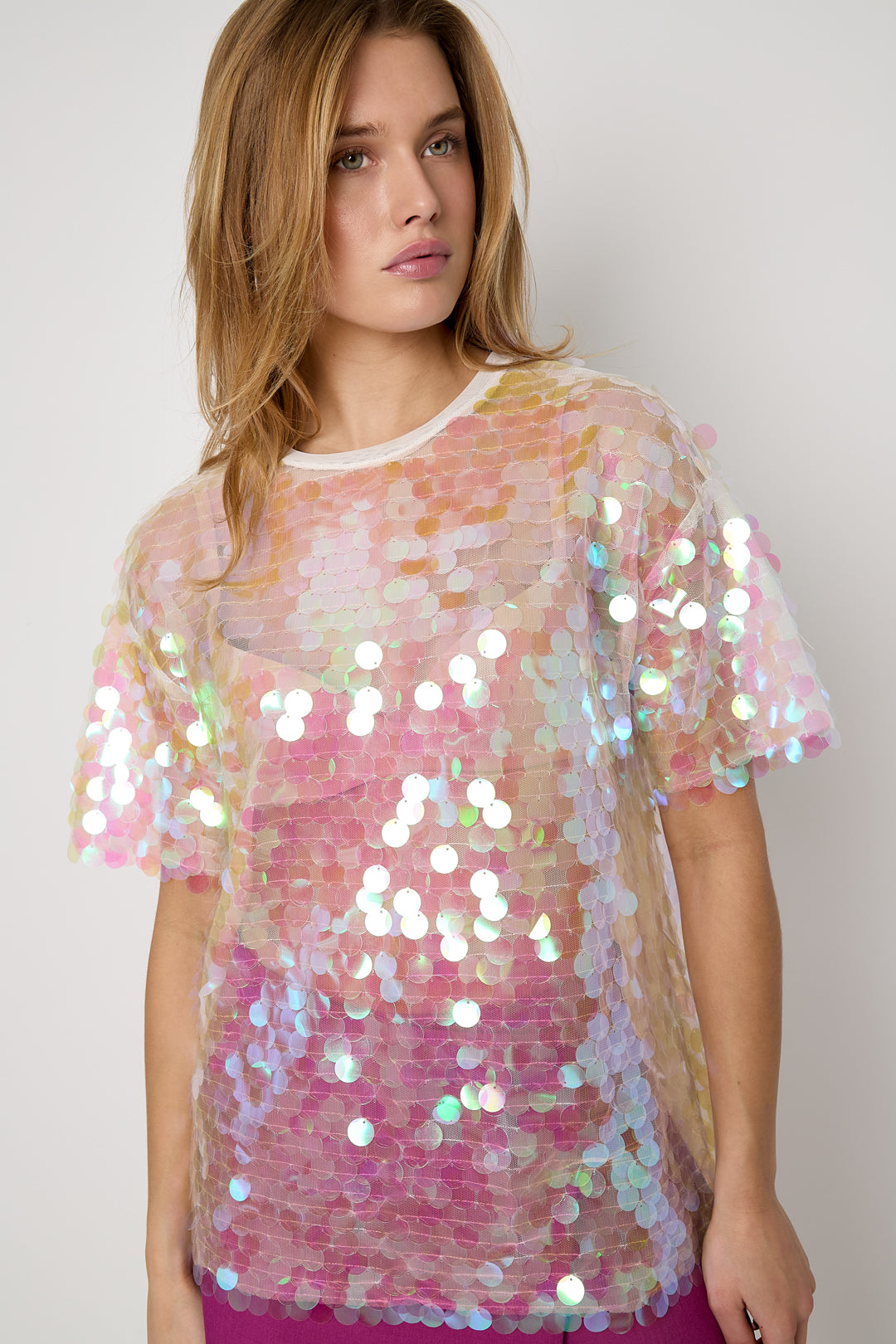 Feestelijk T-shirt Pailletten
