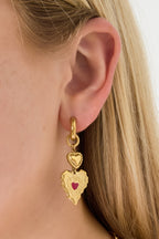 Oorbellen Met Hartjes 