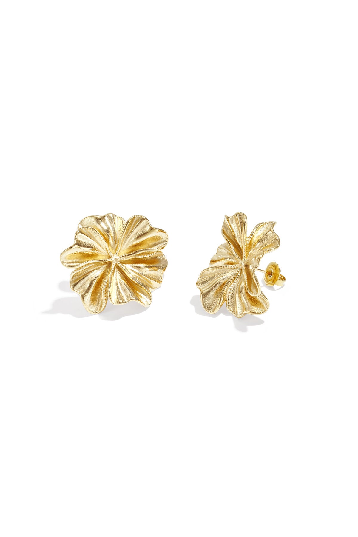 Elegante bloemvormige oorknopjes