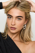 Elegante Hartvormige Oorbellen