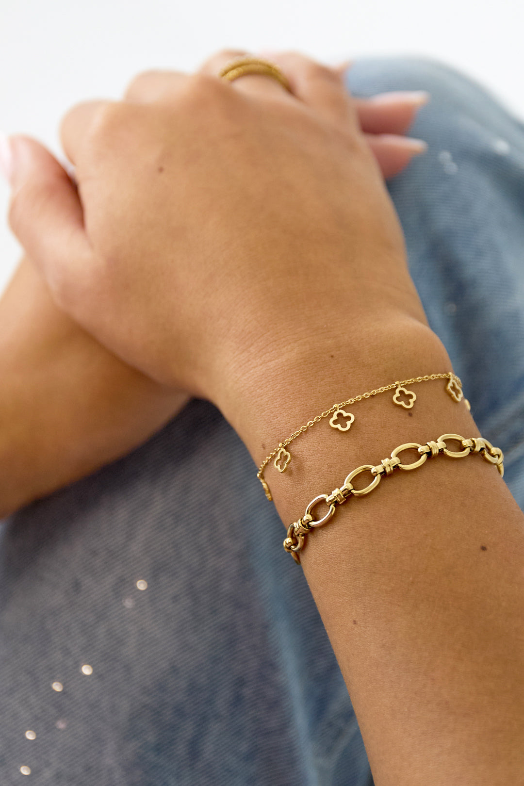 Armband 6 Klavers
