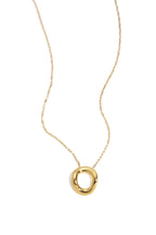 Elegante Stalen Cirkel Hangertje Halsketting