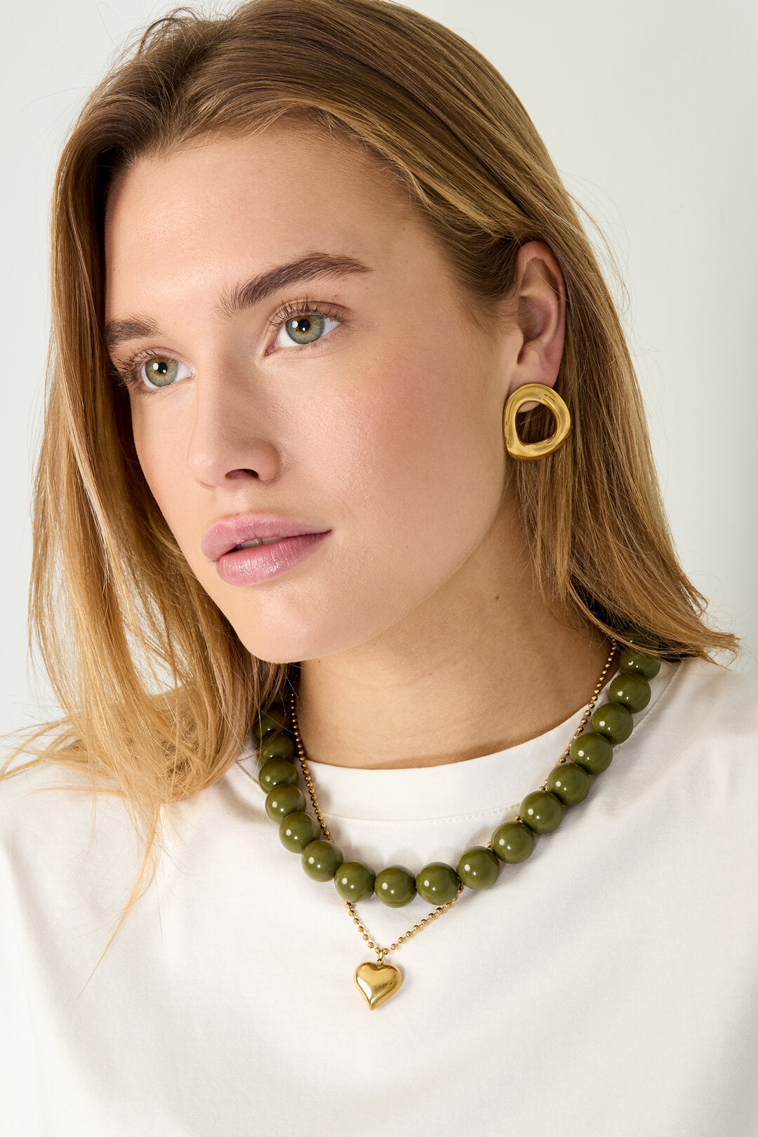 Stijlvolle Kralenketting van Hars 
