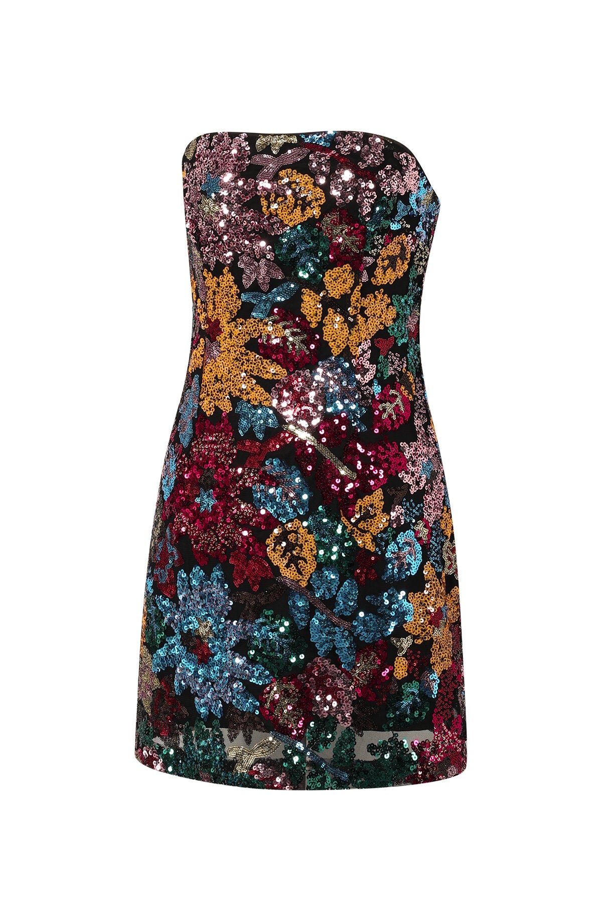 Elegante Bloemen Mini Jurk