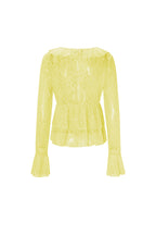 Lange Mouwen Top Elegante Ruches
