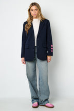 Geweven Polyestervezel Vrouwen Suit Set Casual Letters Ontwerp