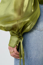 Glanzende Parelblouse