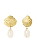 Schelp En Schelp Oorbel