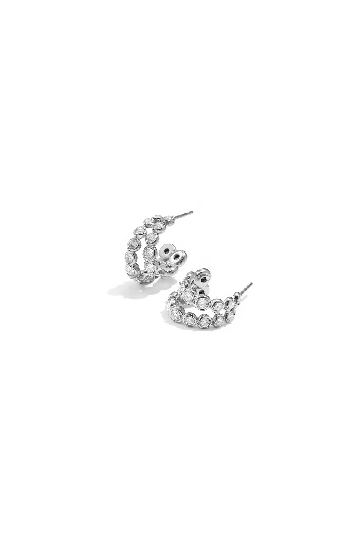 Stijlvolle Strass Oorringen
