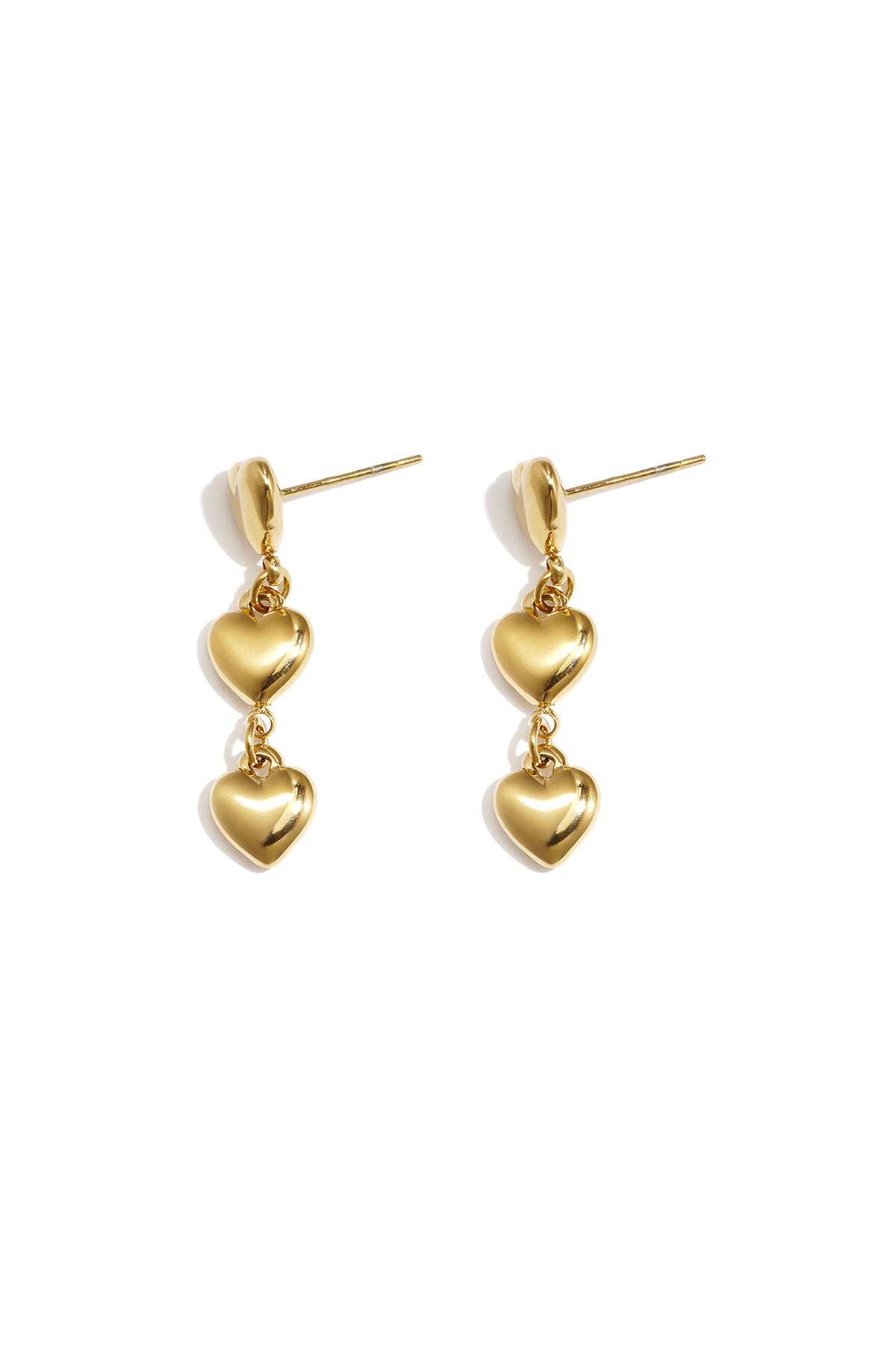 Elegante hartvormige hangoorbellen – tijdloze stijl