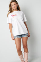 T-shirt Lente/Zomer Letters