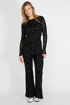 Lange Mouw Blouse met Stippen
