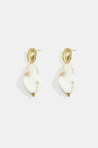 Oorbellen Met Natuursteen Look