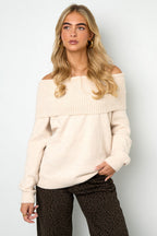 Polyestervezel Vrouwen Off-Shoulder Trui 