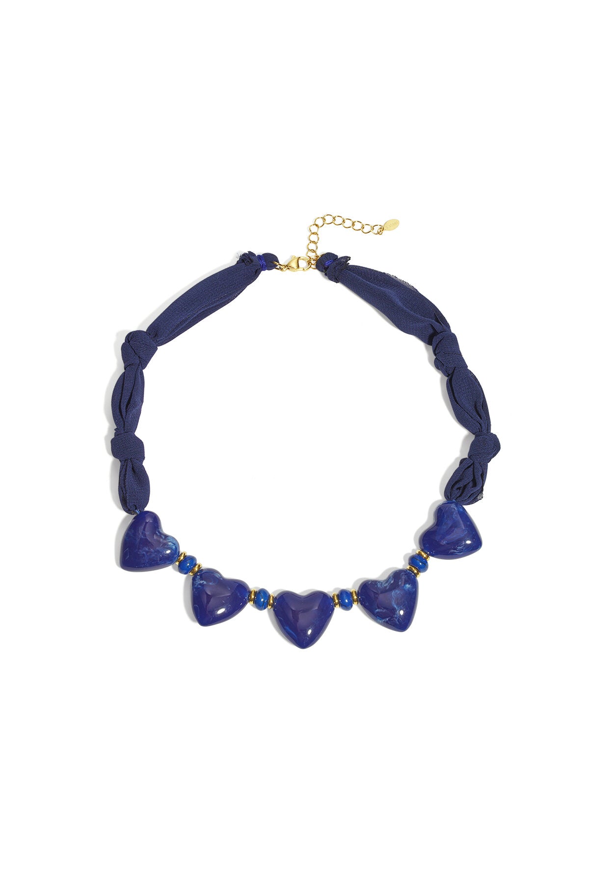 Elegante, Gevlochten Ketting Met Hartjes