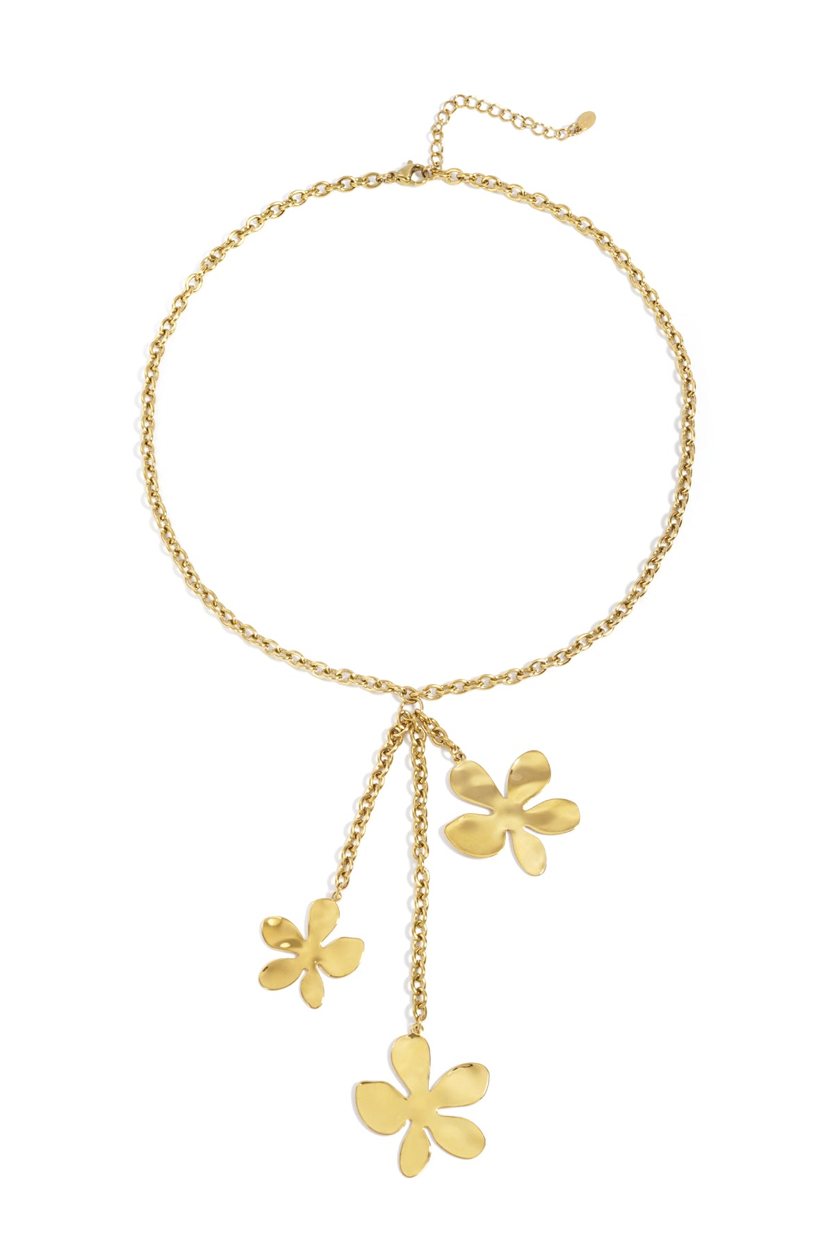 Elegant Gold-Plated Hangerkettingen Bloemen